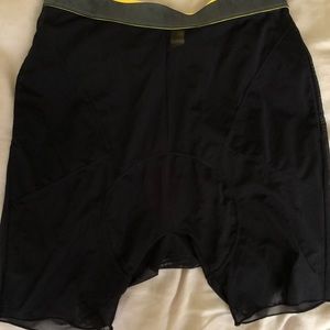 sheer low rise mesh boy shorts